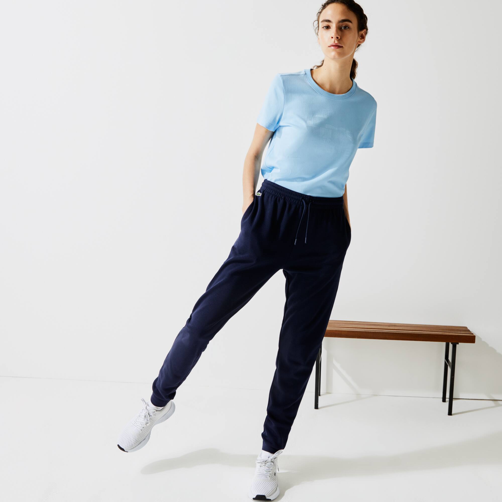 Damen-Trainingshose aus Fleece LACOSTE SPORT TENNIS Damen-Trainingshose aus Fleece LACOSTE SPORT TENNIS