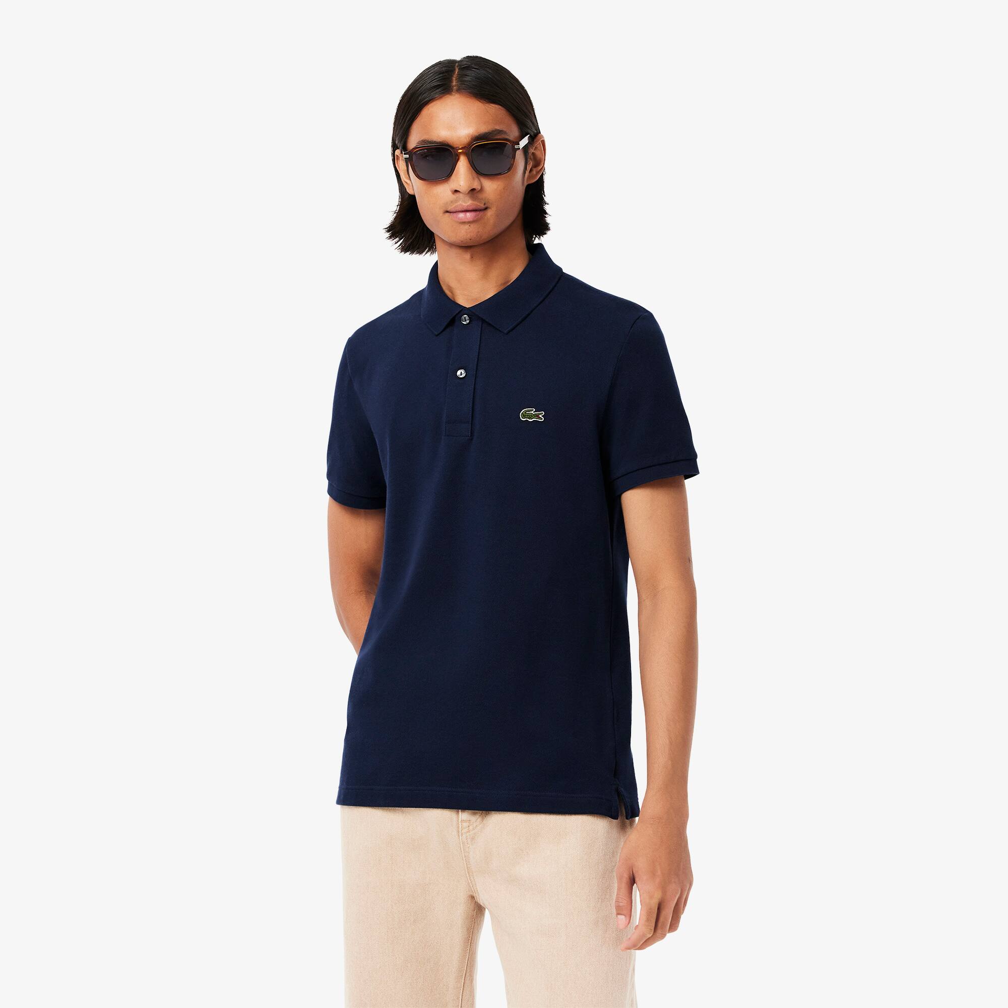 Slim Fit Lacoste-Polo aus Petit Piqué Slim Fit Lacoste-Polo aus Petit Piqué