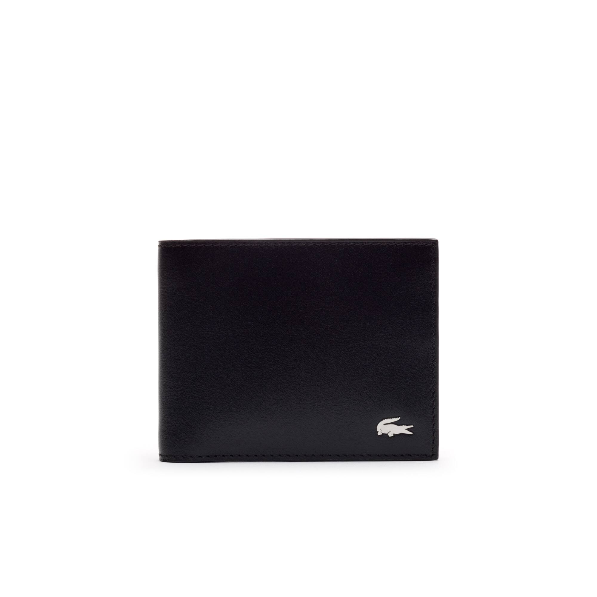 FG six-card billfold and key chain in leather FG six-card billfold and key chain in leather