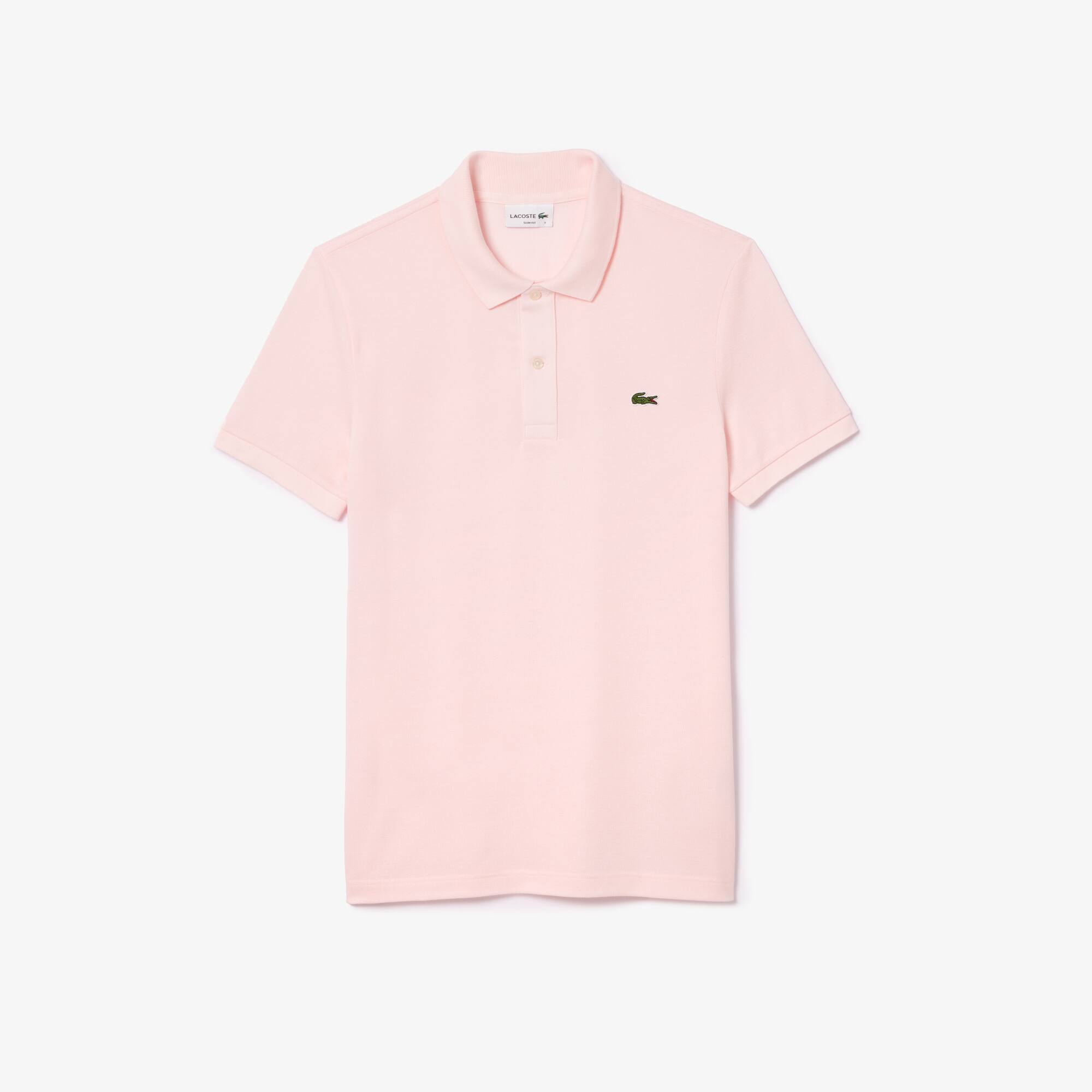Polo Lacoste di taglio attillato in petit piqué