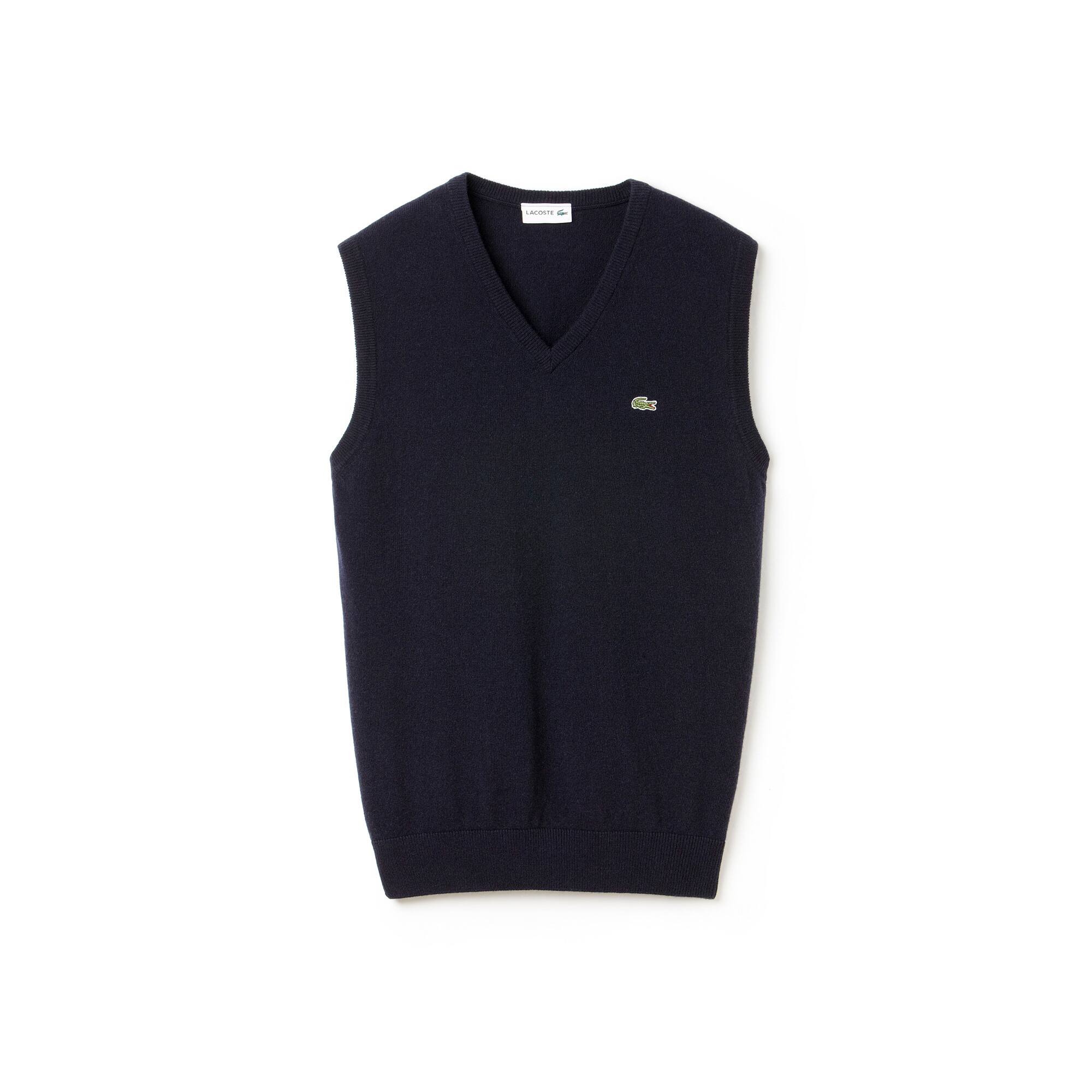 Pull col v homme lacoste Clearance