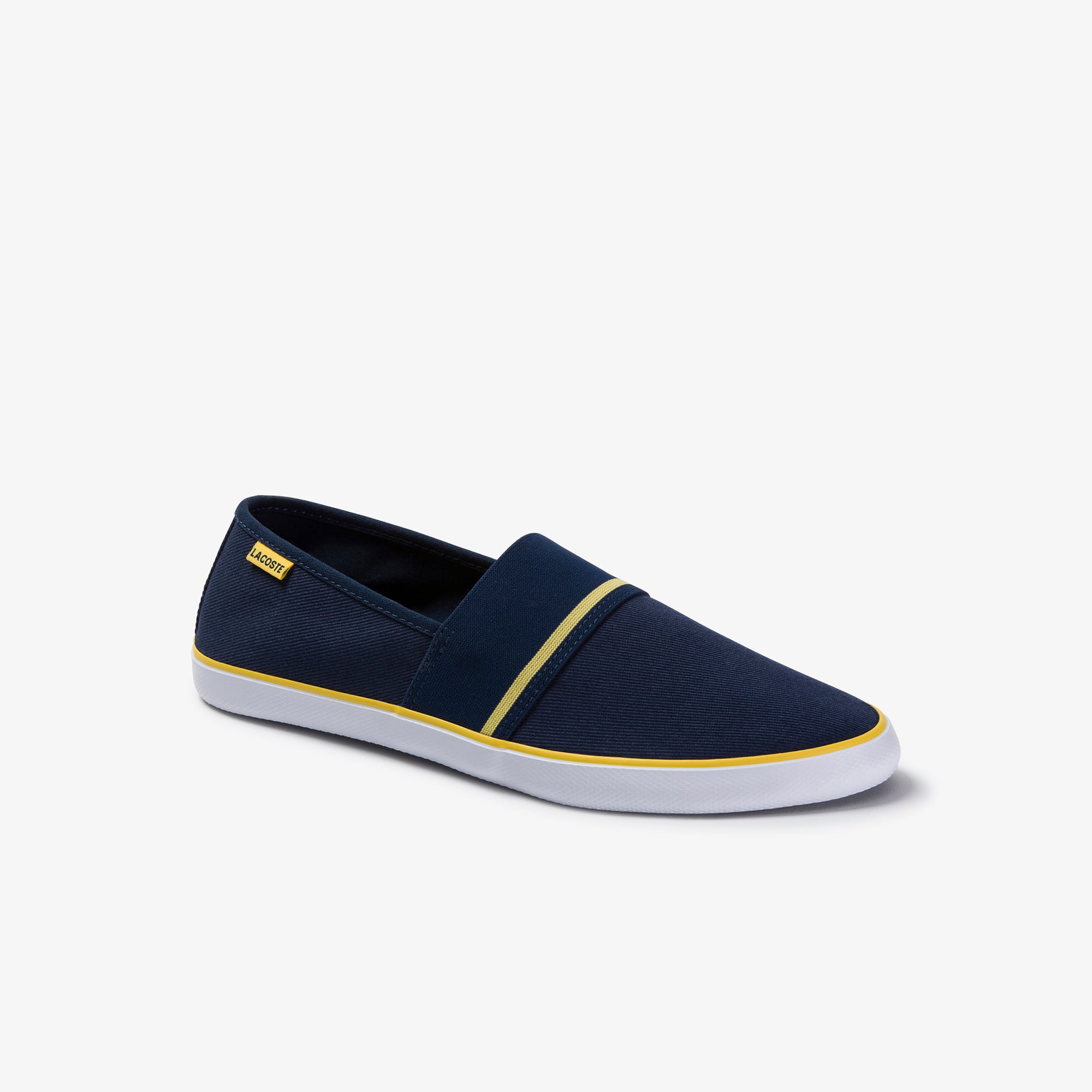 mens yellow slip on shoes