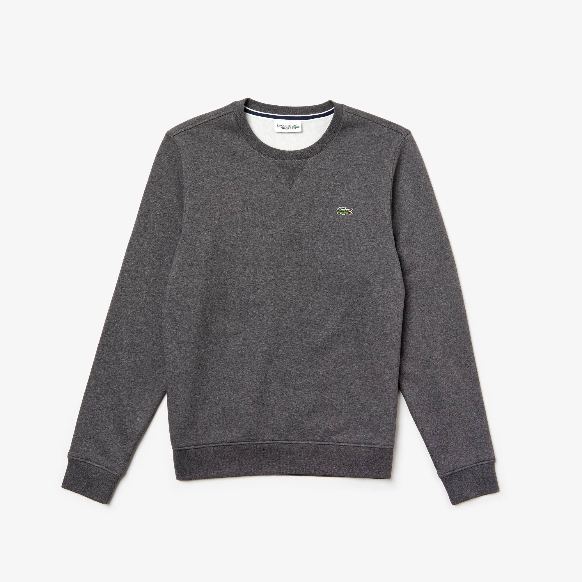 lacoste sport crew neck sweatshirt black