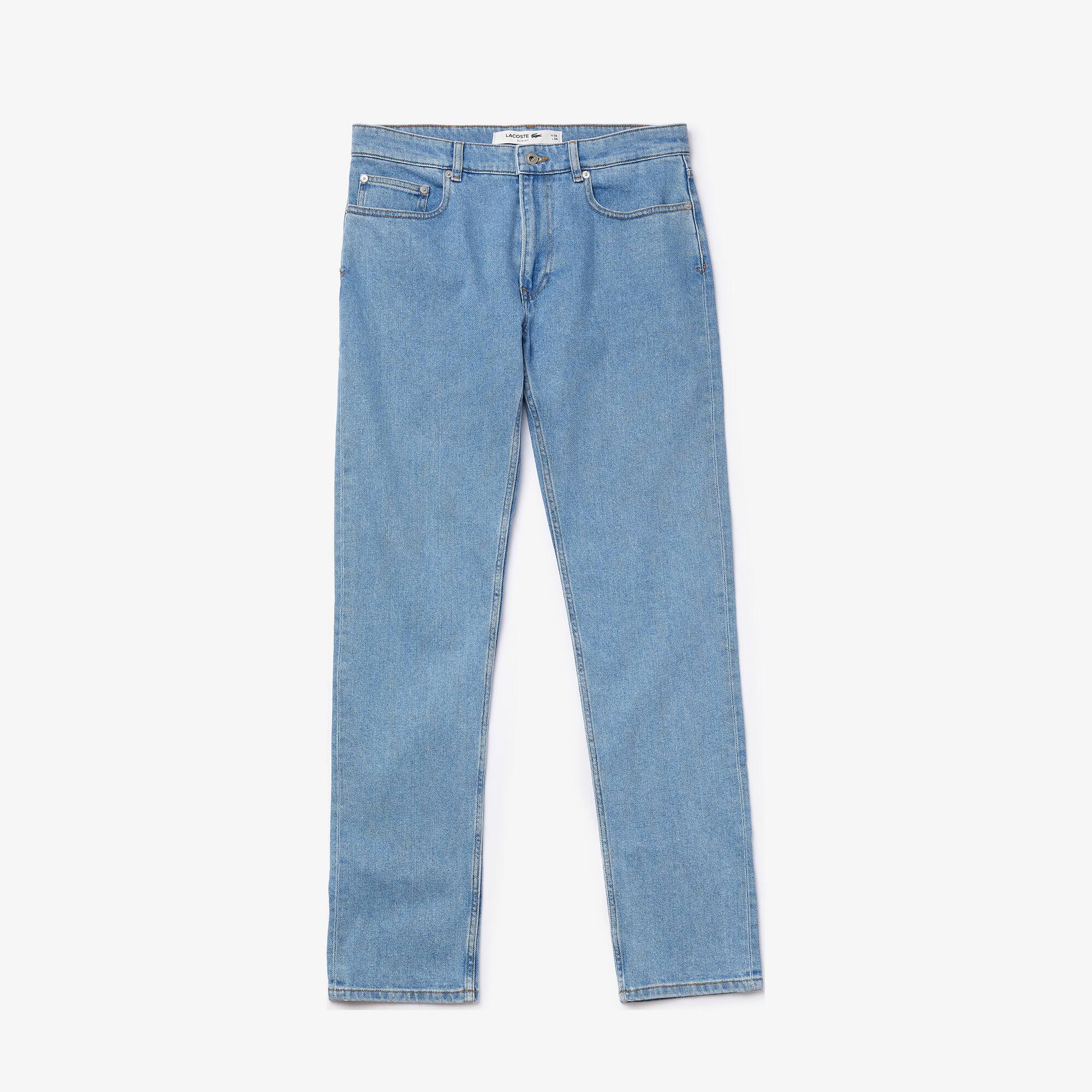 Lacoste Mens 5 Pocket Slim Fit Stretch Denim Jeans