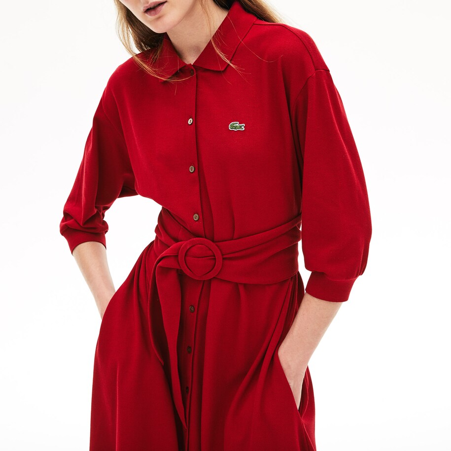 lacoste polo shirt dress