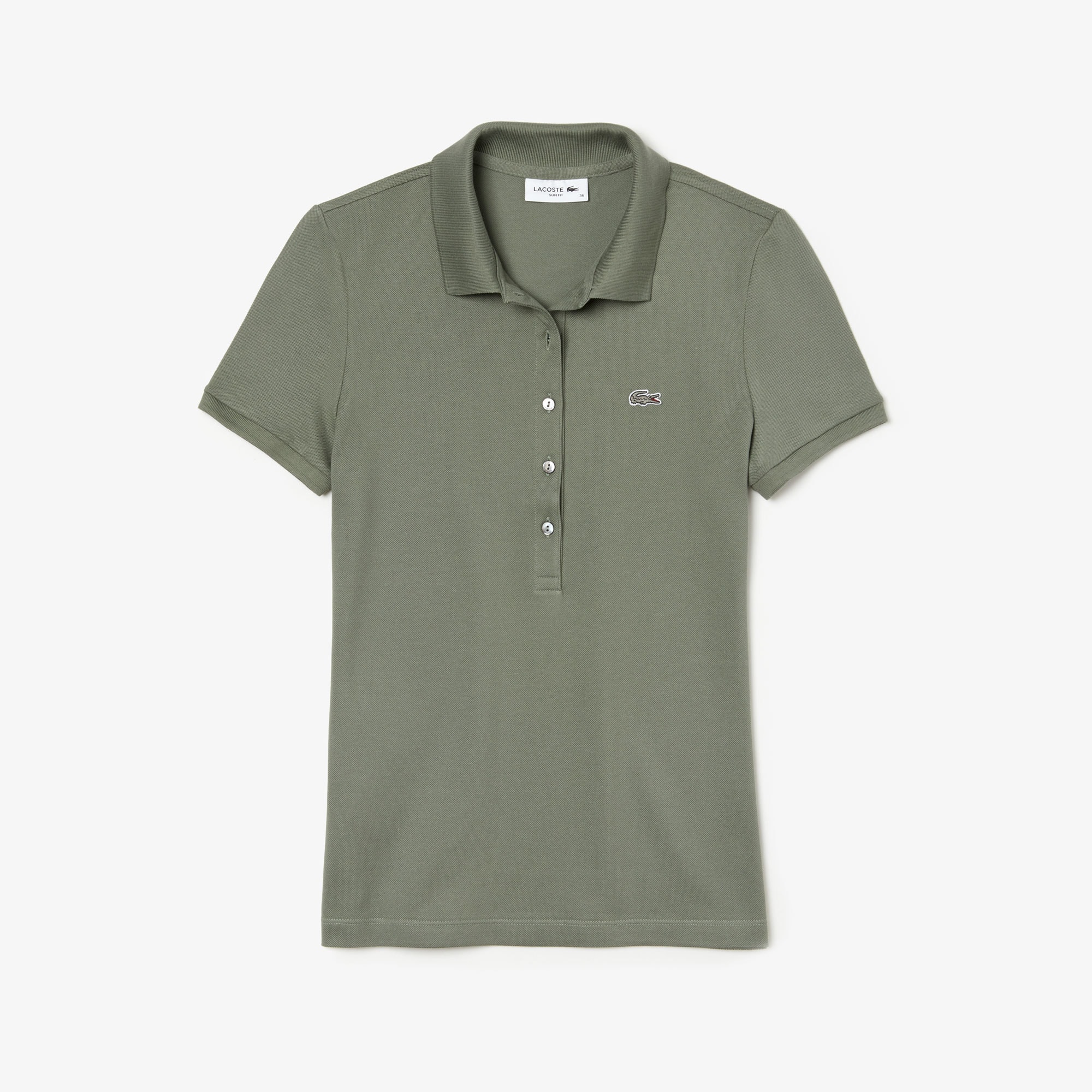 Women's Lacoste Slim Fit Stretch Mini Cotton Piqué Polo Shirt | LACOSTE