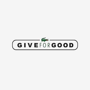 Give for Good Logo von Lacoste