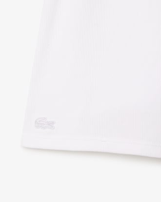 Rippstrick-Pyjama-Set aus Baumwolle