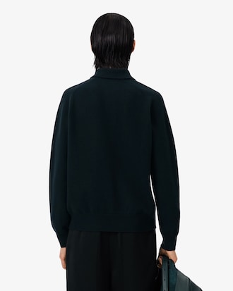 Pullover Runway aus Filzwolle mit Polokragen