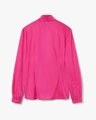 Slim Fit-Hemd Runway aus Satin