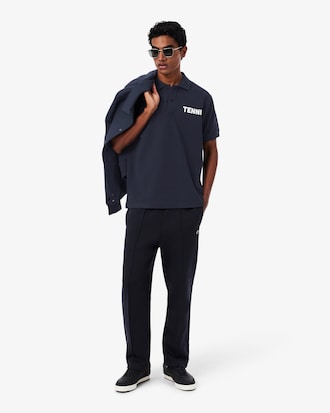 Classic Fit-Polohemd aus Petit Piqu&eacute; mit Print