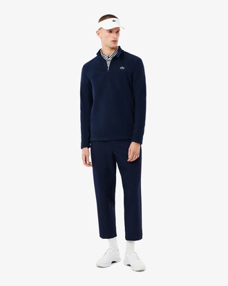 Golfoberteil aus Polar-Fleece mit Viertel-Reißverschluss