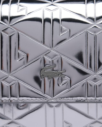 Metallic-Schultertasche