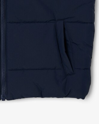 Ärmellose Daunenjacke aus Taft