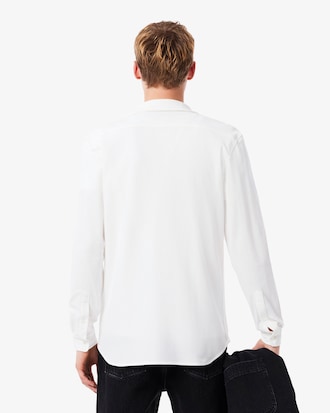 Slim Fit-Hemd aus Baumwollpiqué