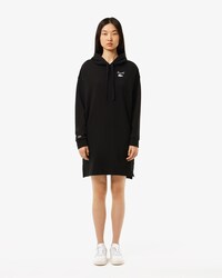 Oversized-Sweatshirt-Kleid aus Fleece