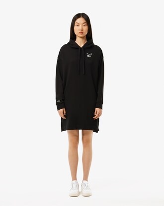Oversized-Sweatshirt-Kleid aus Fleece