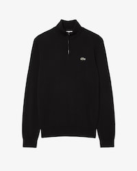 Pullover aus Baumwolle mit Rei&szlig;verschluss und hohem Kragen