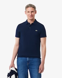 Slim Fit-Polohemd L.12.12 aus Piqu&eacute;