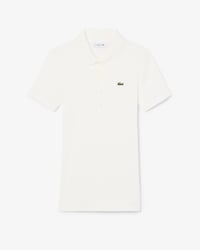 Slim Fit-Polohemd L.12.D aus gerippter Baumwolle