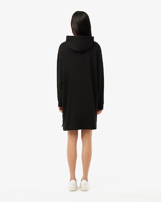 Oversized-Sweatshirt-Kleid aus Fleece
