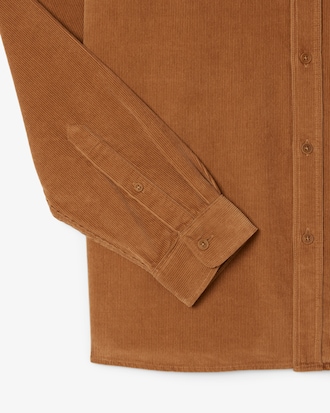 Regular Fit-Hemd aus Velours