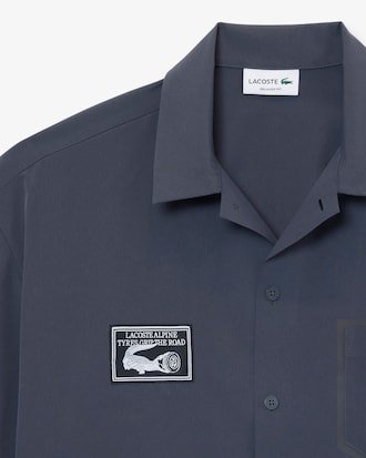 Relaxed Fit-Hemd Lacoste x Alpine aus Popeline