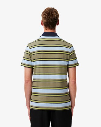 Regular Fit-Polohemd aus Baumwolle mit Streifen