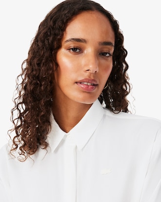 Geschmeidiges Oversized-Hemd mit Print