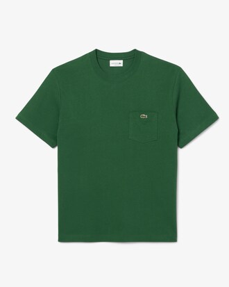 Baumwoll-T-Shirt mit Brusttasche