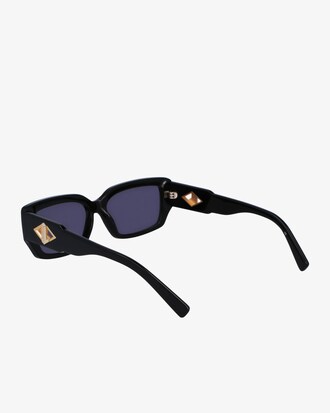 Sonnenbrille Monogram mit eckigem Acetatrahmen