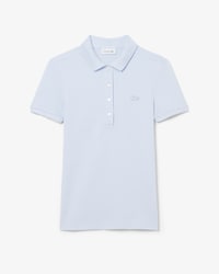Slim Fit Damen LACOSTE Poloshirt aus Stretch-Baumwoll-Piqu&eacute;