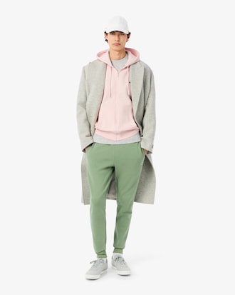 Hoodie aus Fleece mit Rei&szlig;verschluss