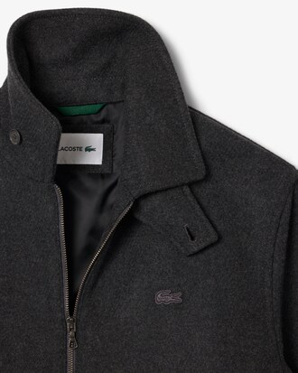 Dick gepolsterte Jacke aus Wolle