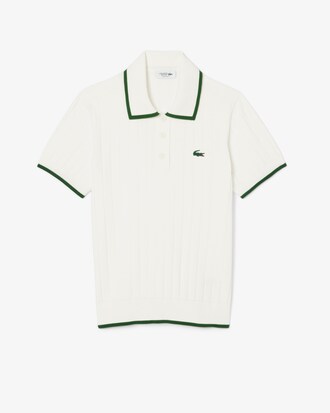 Golf-Pullover mit Polokragen und kurzen Ärmeln