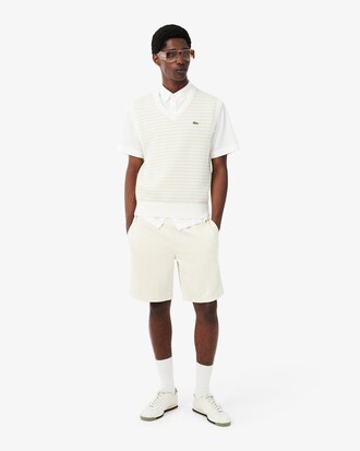 Regular Fit-Shorts aus Jacquard mit Monogramm