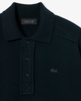Pullover Runway aus Filzwolle mit Polokragen