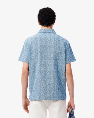 Classic Fit-Polohemd aus Frottee mit Monogramm