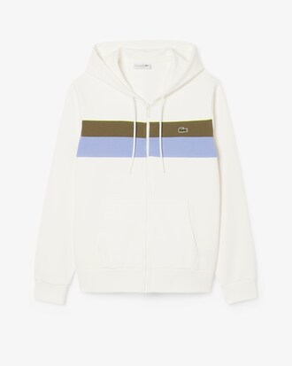 Colorblock-Hoodie mit Rei&szlig;verschluss