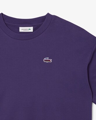 Relaxed Fit-T-Shirt mit Krokodil und Landschaft