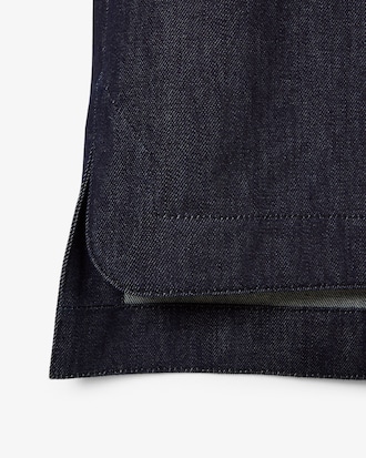 Loose Fit-Polohemd Runway aus Denim