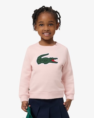 Unisex-Hoodie aus Fleece mit Krokodil