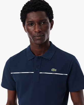 Regular Fit-Polohemd L.12.12 mit Logo-Einfassung