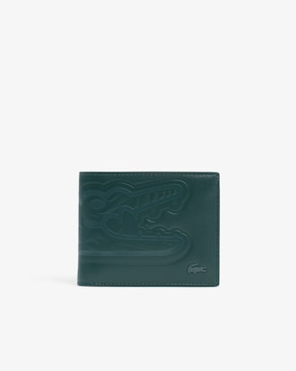 Kleine Brieftasche aus glattem Leder