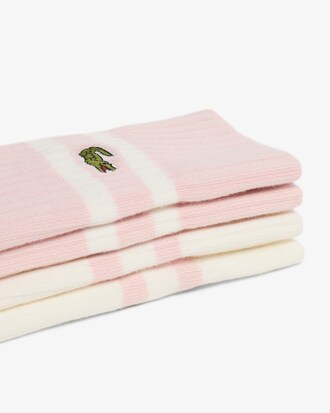 Socken aus gerippter Baumwolle