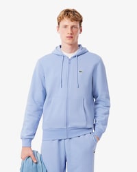 Hoodie aus Fleece mit Reißverschluss