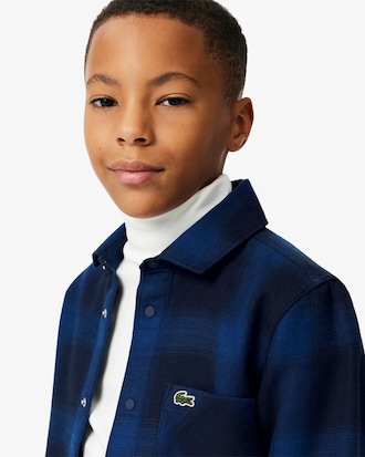 Kariertes Overshirt aus Flanell