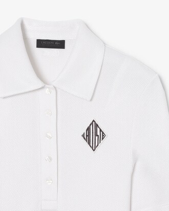 Slim Fit-Polohemd Runway aus Satin-Piqué