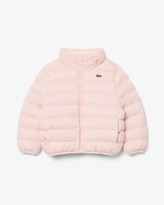 Unisex-Puffer-Jacke mit Fleece-Futter-Kapuze
