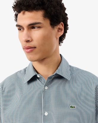 Regular Fit Pinpoint Gingham Shirt